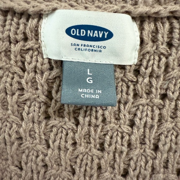 Old Navy Women's Textured Scoop Neck Sweater - Light Purple - Picture 2 of 2